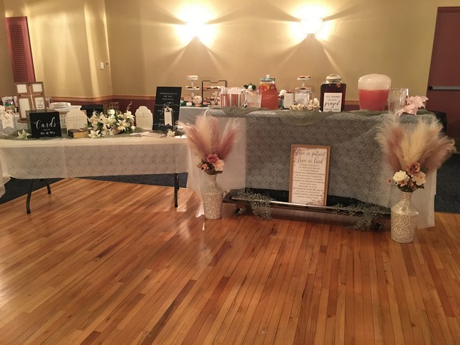 Wedding reception